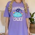 Pajama Day School Spirit Week Fun Cloud Teacher Student Women's Comfort Colors T-Shirt Violet