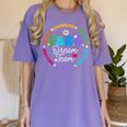 PARA Dream Team Teacher Paraprofessional Paraeducator Women's Comfort Colors T-Shirt Violet