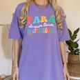 Para Paraprofessional Dream Crew Team Back To School Teacher Women's Comfort Colors T-Shirt Violet
