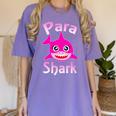 Para Shark Paraprofessional Female Teacher Women's Comfort Colors T-Shirt Violet Para Shark Paraprofessional Female Teacher Women's Comfort Colors T-Shirt Violet