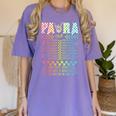 Para Tour Paraprofessional Squad Rock Teacher Back To School Women's Comfort Colors T-Shirt Violet Para Tour Paraprofessional Squad Rock Teacher Back To School Women's Comfort Colors T-Shirt Violet