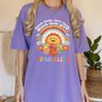 Paraprofessional Para Life Sun Flower Teacher Back To School Women's Comfort Colors T-Shirt Violet