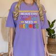 Paraprofessionals Because Even Teachers Need Heroes Women's Comfort Colors T-Shirt Violet Paraprofessionals Because Even Teachers Need Heroes Women's Comfort Colors T-Shirt Violet