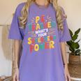 PE Gym School Coach PE Teacher What's Your Superhero Power Women's Comfort Colors T-Shirt Violet PE Gym School Coach PE Teacher What's Your Superhero Power Women's Comfort Colors T-Shirt Violet