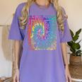 PE Teacher Phys Ed Tie Dye Physical Education Appreciation Women's Comfort Colors T-Shirt Violet