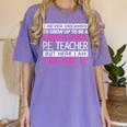 PE Teacher Shirt Physical Education Teacher Women's Comfort Colors T-Shirt Violet