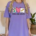 Peace Love Visuals Special Education Teacher Dream Team Women's Comfort Colors T-Shirt Violet Peace Love Visuals Special Education Teacher Dream Team Women's Comfort Colors T-Shirt Violet