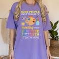 Some People Only Dream Of Meeting Art Teacher Teachers Women's Comfort Colors T-Shirt Violet Some People Only Dream Of Meeting Art Teacher Teachers Women's Comfort Colors T-Shirt Violet