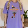 Physical Education Teacher Halloween Costume Witchy Teacher For Men Women Women's Comfort Colors T-Shirt Violet