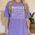 Physicist Science Teacher Physics Women's Comfort Colors T-Shirt Violet