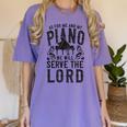 Piano Teacher Pianist Women's Comfort Colors T-Shirt Violet Piano Teacher Pianist Women's Comfort Colors T-Shirt Violet