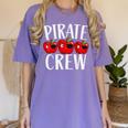 Pirate Crew Pirate Teacher Team Squad Talk Like A Pirate Day For Men Women Kids Women's Comfort Colors T-Shirt Violet