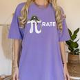Pirate Pi Math Pie Halloween Costume Teacher Men Women Women's Comfort Colors T-Shirt Violet Pirate Pi Math Pie Halloween Costume Teacher Men Women Women's Comfort Colors T-Shirt Violet