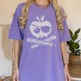 Pirate Teacher Women's Comfort Colors T-Shirt Violet Pirate Teacher Women's Comfort Colors T-Shirt Violet