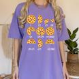 Pizza Slice Fraction Math Teacher Back To School Educational Women's Comfort Colors T-Shirt Violet Pizza Slice Fraction Math Teacher Back To School Educational Women's Comfort Colors T-Shirt Violet