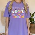 Pre-K Boo Crew Ghost Halloween Teacher Student Women's Comfort Colors T-Shirt Violet Pre-K Boo Crew Ghost Halloween Teacher Student Women's Comfort Colors T-Shirt Violet