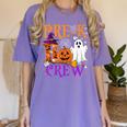 Pre-K Boo Crew Teacher Student Halloween Costume Women's Comfort Colors T-Shirt Violet Pre-K Boo Crew Teacher Student Halloween Costume Women's Comfort Colors T-Shirt Violet