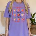 Pre K Is My Jam Teacher Team Crew Preschool Cute Strawberry Women's Comfort Colors T-Shirt Violet
