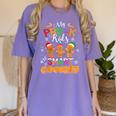 My Pre-K Kids Are Smart Cookies Christmas Teacher Women's Comfort Colors T-Shirt Violet My Pre-K Kids Are Smart Cookies Christmas Teacher Women's Comfort Colors T-Shirt Violet