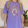 Pre K Vibes Back To School Student Teacher Women's Comfort Colors T-Shirt Violet
