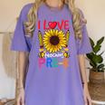 Pre School Teacher Pre-K Teacher Women's Comfort Colors T-Shirt Violet Pre School Teacher Pre-K Teacher Women's Comfort Colors T-Shirt Violet