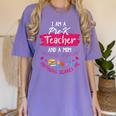 PreK Teacher Mom Shirt Preschool Teacher Mother For Women Women's Comfort Colors T-Shirt Violet