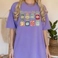 Preschool Is My Jam Retro Preschool Teacher Back To School Women's Comfort Colors T-Shirt Violet