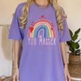 Pretty YOU MATTER Rainbow Positive Message Teachers Kids Women's Comfort Colors T-Shirt Violet Pretty YOU MATTER Rainbow Positive Message Teachers Kids Women's Comfort Colors T-Shirt Violet