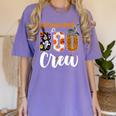 Principal Boo Crew Ghost Halloween Teachers School Matching Women's Comfort Colors T-Shirt Violet