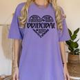 Principal Heart Life School Principal Teacher Appreciation Women's Comfort Colors T-Shirt Violet Principal Heart Life School Principal Teacher Appreciation Women's Comfort Colors T-Shirt Violet