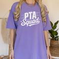 PTA Squad Parent Teacher Association Back To School Teacher Women's Comfort Colors T-Shirt Violet PTA Squad Parent Teacher Association Back To School Teacher Women's Comfort Colors T-Shirt Violet