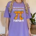 Pumpkin Pi Math Teacher Halloween Geometry Women's Comfort Colors T-Shirt Violet Pumpkin Pi Math Teacher Halloween Geometry Women's Comfort Colors T-Shirt Violet