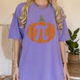 Pumpkin Pi Math Teacher Halloween Thanksgiving Day Costume Men Women Kids Women's Comfort Colors T-Shirt Violet Pumpkin Pi Math Teacher Halloween Thanksgiving Day Costume Men Women Kids Women's Comfort Colors T-Shirt Violet
