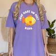 Que Hace Un Pez Nada Spanish Teacher Bilingual Teacher Dual Women's Comfort Colors T-Shirt Violet