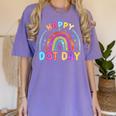 Rainbow Happy Dot Day Shirts Teacher Kids September 15th Women's Comfort Colors T-Shirt Violet Rainbow Happy Dot Day Shirts Teacher Kids September 15th Women's Comfort Colors T-Shirt Violet