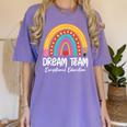 Rainbow Pencil Dream Exceptional Education Team SPED Teacher Women's Comfort Colors T-Shirt Violet