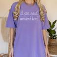 I Can Read Ancient Text English Teacher For Men Women Women's Comfort Colors T-Shirt Violet I Can Read Ancient Text English Teacher For Men Women Women's Comfort Colors T-Shirt Violet