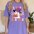 Read More Books Ghost Reading Book Teacher Halloween Women's Comfort Colors T-Shirt Violet Read More Books Ghost Reading Book Teacher Halloween Women's Comfort Colors T-Shirt Violet