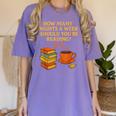 Reading 67 Meme English Teacher 6 7 Book Lover Humor Women's Comfort Colors T-Shirt Violet Reading 67 Meme English Teacher 6 7 Book Lover Humor Women's Comfort Colors T-Shirt Violet