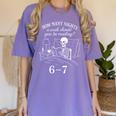 Reading 67 Meme English Teacher 67 Book Lover Humor Women's Comfort Colors T-Shirt Violet
