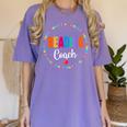 Reading Coach Teacher Interventionist Specialist Literacy Women's Comfort Colors T-Shirt Violet Reading Coach Teacher Interventionist Specialist Literacy Women's Comfort Colors T-Shirt Violet