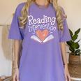 Reading Intervention Teacher Women's Comfort Colors T-Shirt Violet
