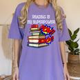 Reading Is My Super Power Superhero Best English Teacher Women's Comfort Colors T-Shirt Violet Reading Is My Super Power Superhero Best English Teacher Women's Comfort Colors T-Shirt Violet