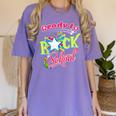 Ready To Rock School Shirt Students And Teachers Women's Comfort Colors T-Shirt Violet Ready To Rock School Shirt Students And Teachers Women's Comfort Colors T-Shirt Violet