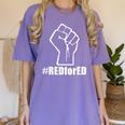 Red For Ed Teacher Fist North Carolina RedforEd Shirts Women's Comfort Colors T-Shirt Violet Red For Ed Teacher Fist North Carolina RedforEd Shirts Women's Comfort Colors T-Shirt Violet