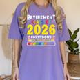 Retirement Primary Elementary Teacher 2026 Retiring Progress Women's Comfort Colors T-Shirt Violet