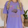 Retro BIOLOGY TEACHERS LOVE BRAINS This Is My Scary STEM Women's Comfort Colors T-Shirt Violet