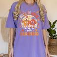 Retro Fall In Love With Learning Pumpkin Leaf Teacher Autumn Women's Comfort Colors T-Shirt Violet Retro Fall In Love With Learning Pumpkin Leaf Teacher Autumn Women's Comfort Colors T-Shirt Violet