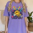Retro Special Education Squad Groovy Dream Team Teacher Women's Comfort Colors T-Shirt Violet