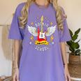 Rockin 50 Days Of School 50th Day Of School Teacher Student Men Women Girls Kids Women's Comfort Colors T-Shirt Violet Rockin 50 Days Of School 50th Day Of School Teacher Student Men Women Girls Kids Women's Comfort Colors T-Shirt Violet
